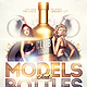 Models and Bottles Party Flyer Template - GraphicRiver Item for Sale