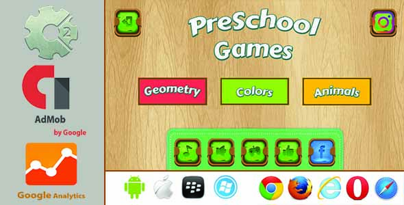 PreSchool Games - Construct2 HTML5 With Admob