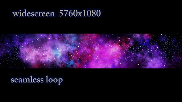 Widescreen Galactic Nebula alt