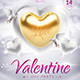 Valentine Day Party Flyer Template - GraphicRiver Item for Sale