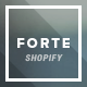 FORTE - Responsive Shopify Template - ThemeForest Item for Sale