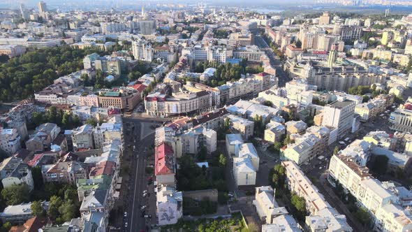 Aerial View of Kyiv By Day. Ukraine