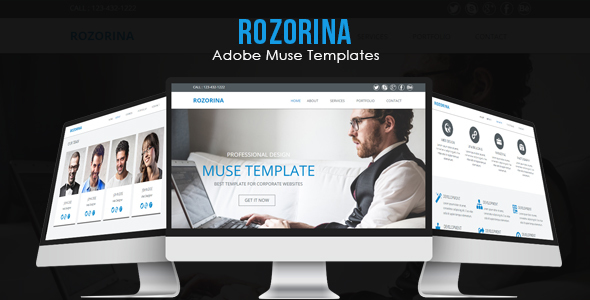 Szablon Rozorina Adobe Muse