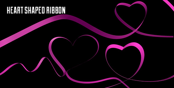 Heart Shaped Ribbon for Valentine's Day