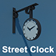 Street Clock - 3DOcean Item for Sale