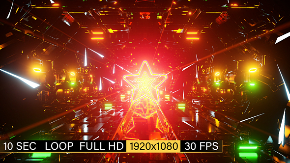 VJ Flicker Star Tunnel alt