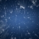 Snowflakes and Stars on the Blue Background - VideoHive Item for Sale