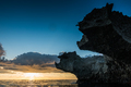 Big volcanic rocks in sunset lights in San-Andres island, Caribb - PhotoDune Item for Sale