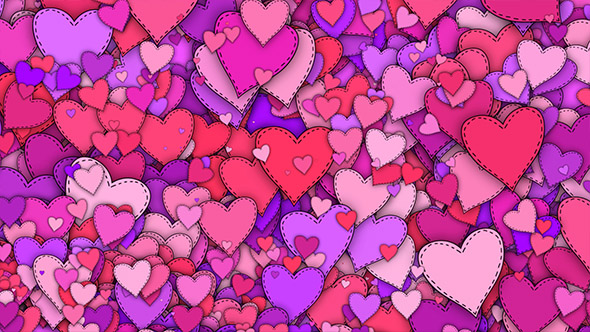 Hearts Background