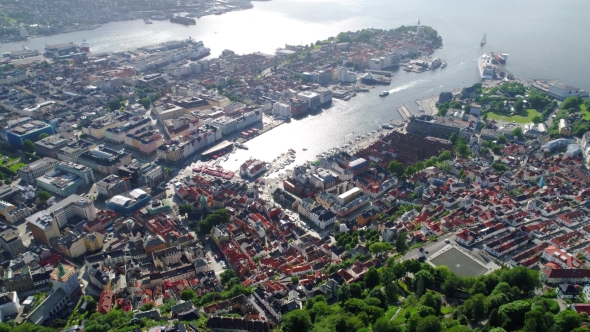 Bergen Is a City and Municipality in Hordaland on the West Coast of Norway