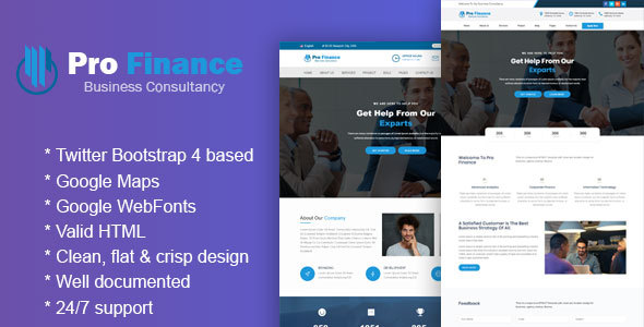 Profine - Business and Finance HTML Template