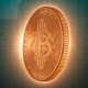 Bitcoin Digital Cryptocurrency Background - VideoHive Item for Sale