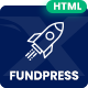 FundPress - Crowdfunding Startup Fundraising HTML5 Template - ThemeForest Item for Sale
