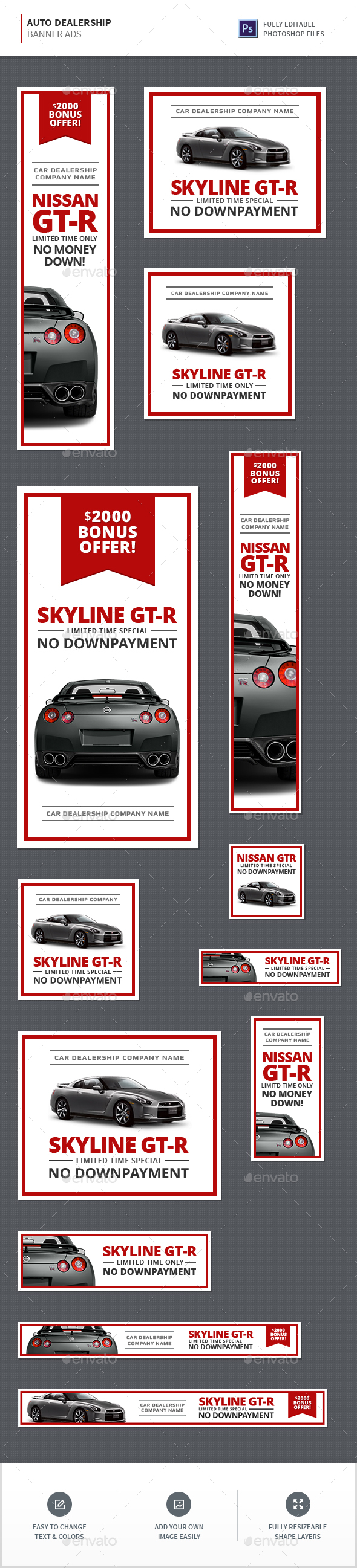 Auto Banners Ad Templates From Graphicriver