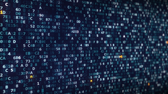 Gridcoin Captions Appearing Among Changing Hexadecimal Symbols on a Computer Screen alt