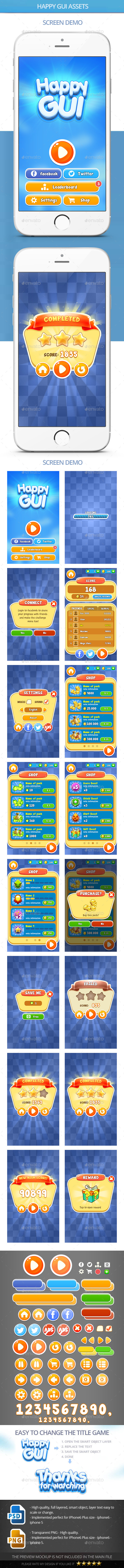 Happy GUI Assets
