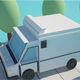 Low Poly Cartoon Truck - 3DOcean Item for Sale