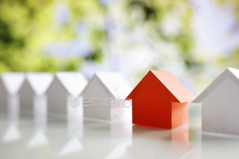 new home in a housing development or community