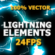Flash FX Lightning Elements - VideoHive Item for Sale