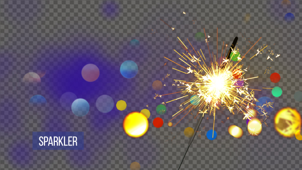 Loop-able Sparkler Background And Assets V4 alt