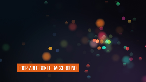 Loop-able Colorful Bokeh Background
