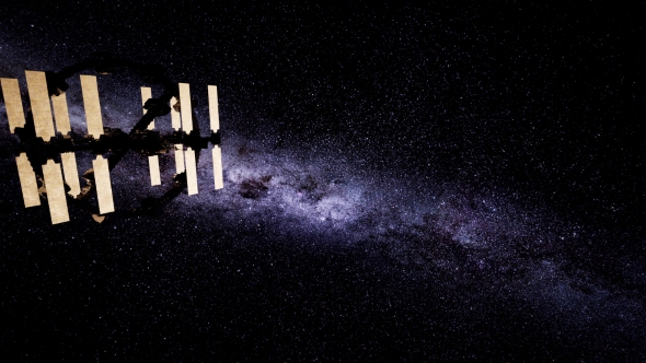 Spaceship Travelling Through the Universe alt