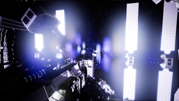 Spaceship Travelling Through the Universe alt