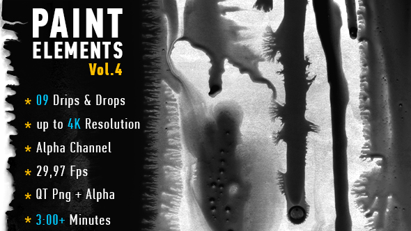 Paint Elements Vol 4 - Expanding Ink Drips