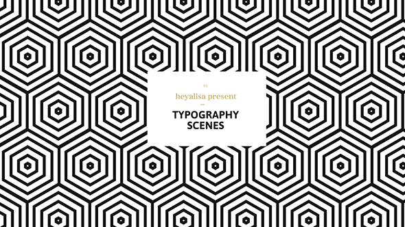 Grafica / Minimalistic Typography Scenes