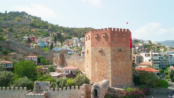Red Tower in Alanya Kyzyl Kul