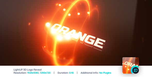 LightUp 3D Logo Reveal alt