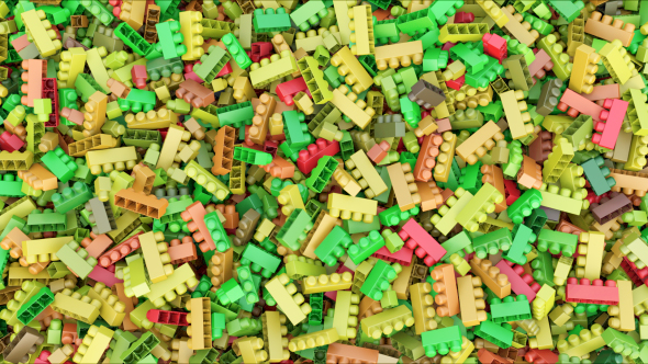 Falling Lego Blocks