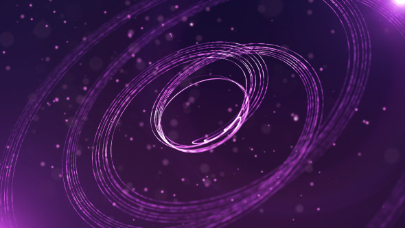 Purple Stripes and Particles