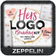 Hers Logo Branding Kit - GraphicRiver Item for Sale