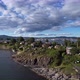 Nakkholmen Island Oslo Norway Norge aerial drone 4k - VideoHive Item for Sale