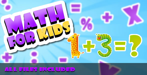 Math for Kids (CAPX & HTML) Game