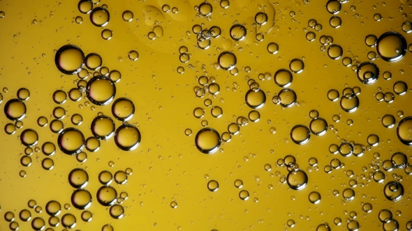 the Movement of Bubbles in Liquid Yellow