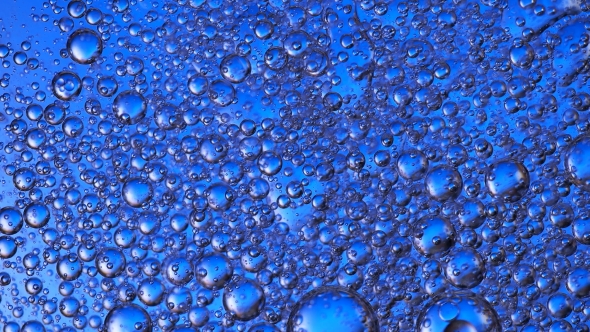 the Movement of Bubbles in the Liquid Blue