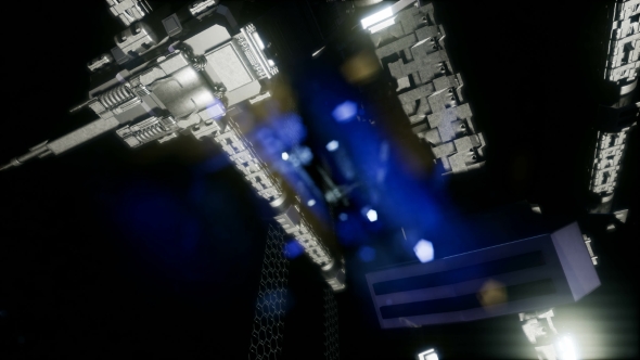 Spaceship Travelling Through the Universe alt