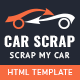 Car Scrap Service HTML Template - ThemeForest Item for Sale