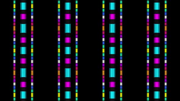 Straight Lines Lights Motion Background