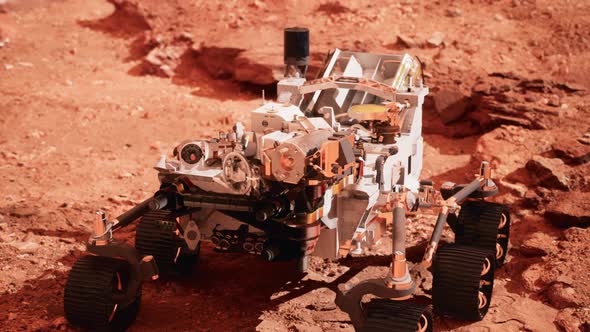 Mars Rover Perseverance Exploring the Red Planet