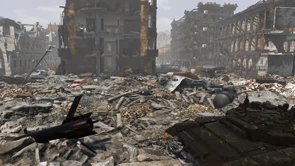 City Destroyed by War