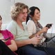 Three teenagers playing video game - VideoHive Item for Sale