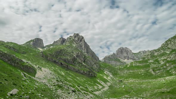 The Highest Bobotov Kuk Mountain in Durmitor National Park Montenegro