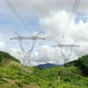Zoom Out Electricity Transmission Power Lines Pass Through The Forest. - VideoHive Item for Sale