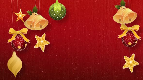 Christmas Trinkets Background