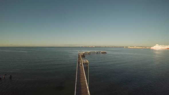 Boy Running down Pier - Port Melbourne