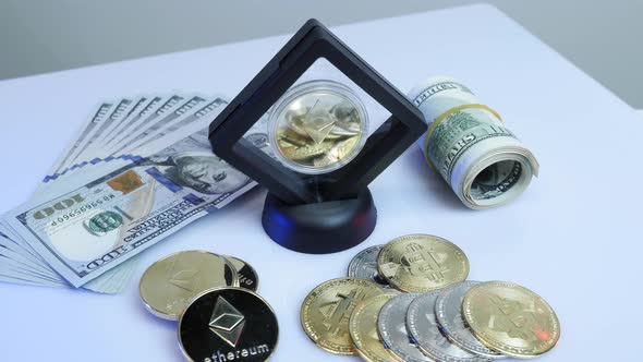 Ethereum and dollars