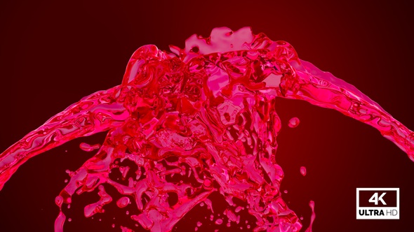 Red Water Splash Collision alt